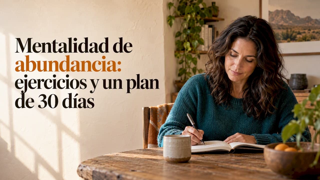 Mentalidad de abundancia: ejercicios y un plan de 30 días