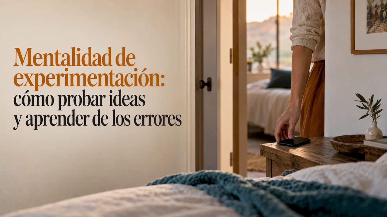 Mentalidad de experimentación: cómo probar ideas y aprender de los errores