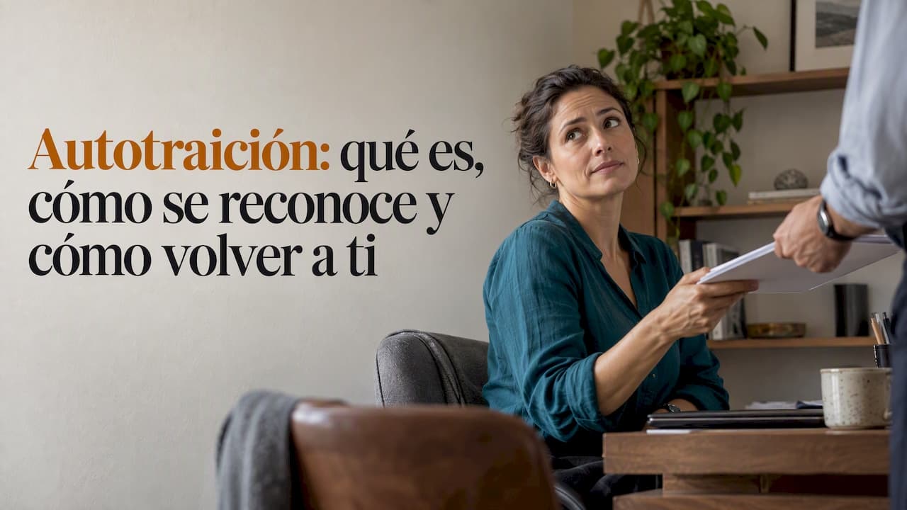 Autotraición: qué es, cómo se reconoce y cómo volver a ti